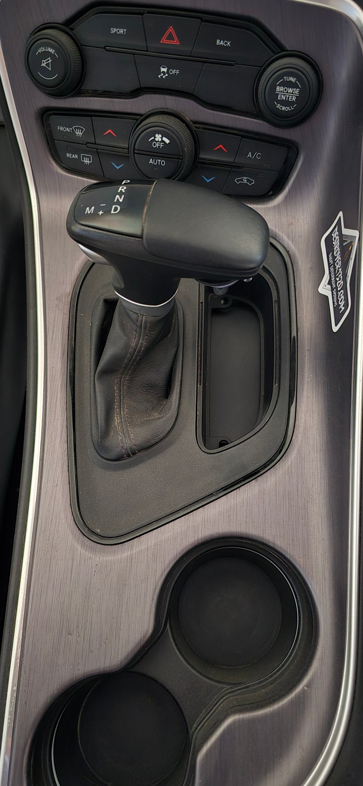 Dodge Challenger Neutral Release Cover, Neutral Strap Cover