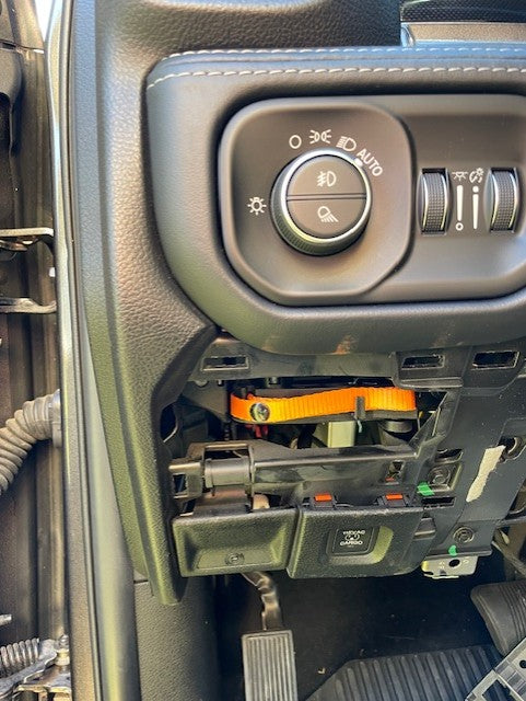 (NEW PRODUCT) 2020 to Current Year RAM 2500 Neutral Strap/Release Cover Plate - Laser Cut, Painted