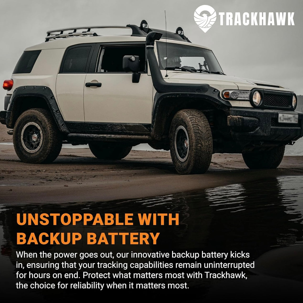 Motorcycle, ATV, Off-Road Trackhawk Waterproof GPS KillSwitch – Marine Grade IP67 Rated