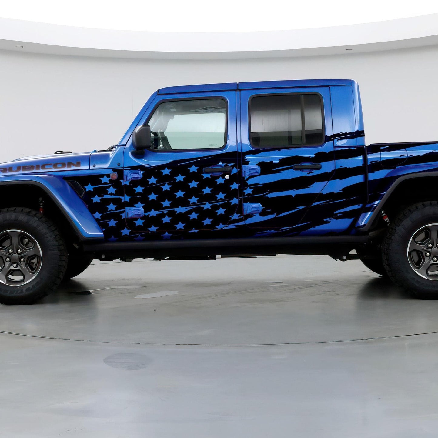 USA Flag Truck Decal Sticker. #6845