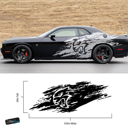 Hellcat Decal Sticker for Challenger, Charger, Durango SRT. #7003