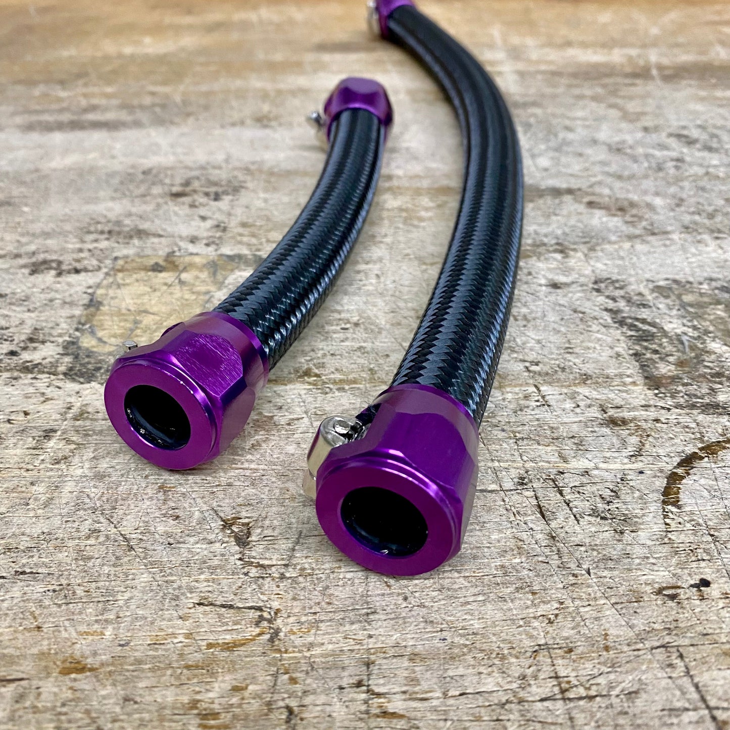 Speedlogix Catch Can Braided Line Kit 2005-2023 Challenger/Charger (S Mount)