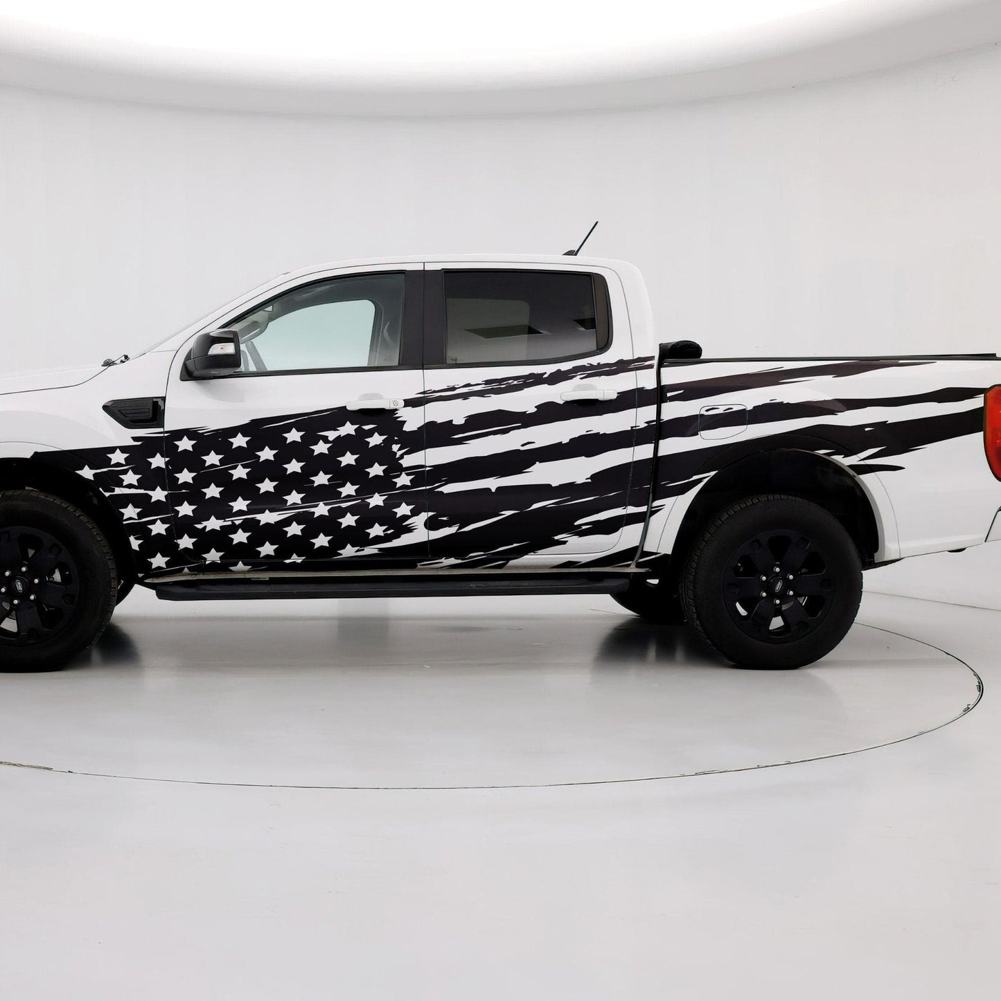 USA Flag Truck Decal Sticker. #6845