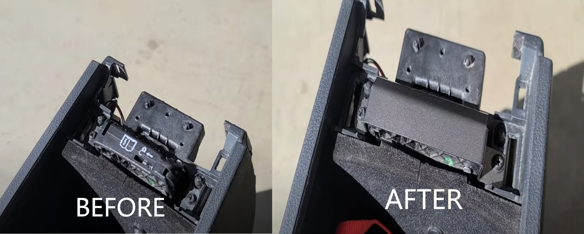 Dodge Durango SRT Hellcat Neutral Release Cover, Neutral Strap Cover