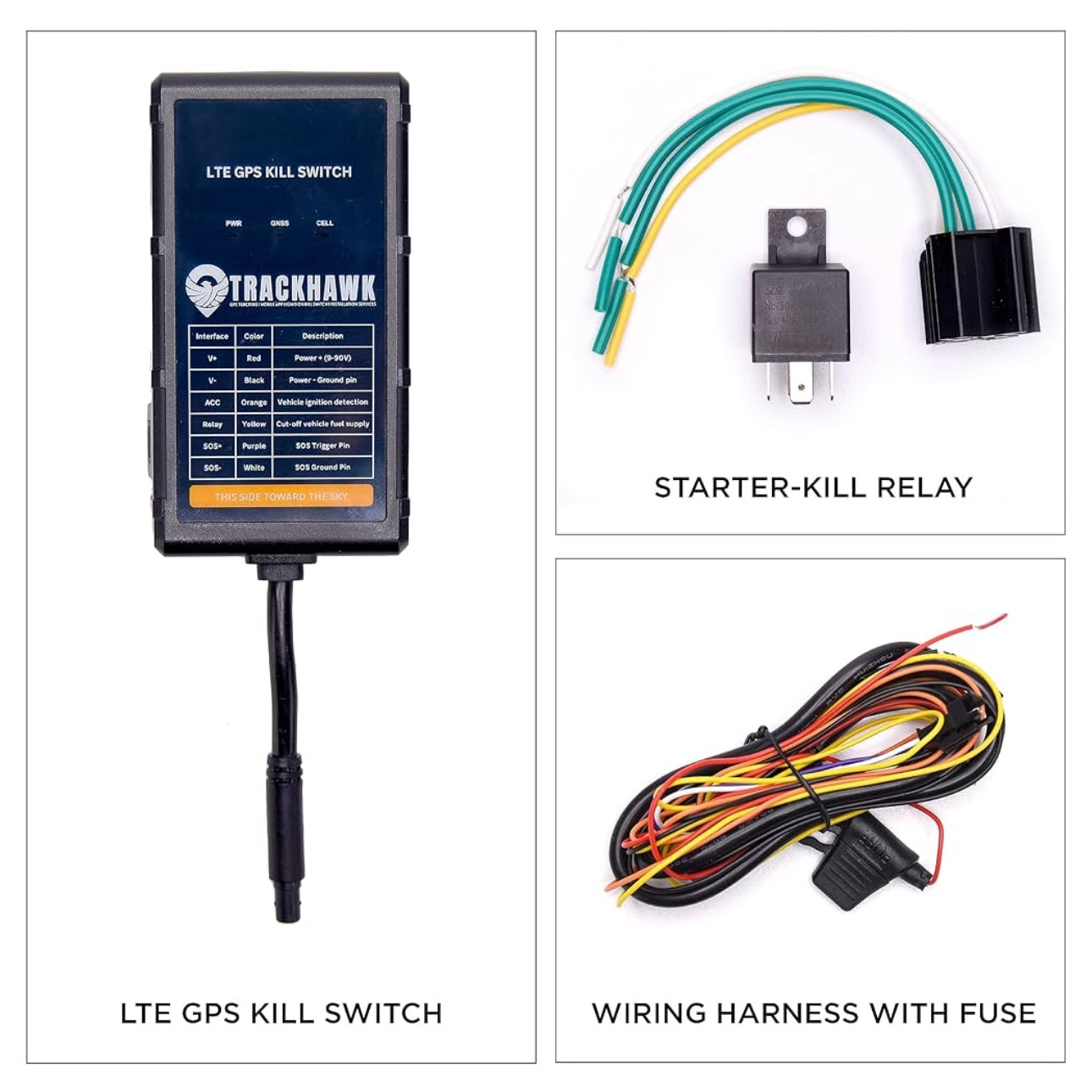 Trackhawk Kill-Switch & GPS Tracker (VL03 Hardwired) - ALL Makes and Models, not just Mopar!